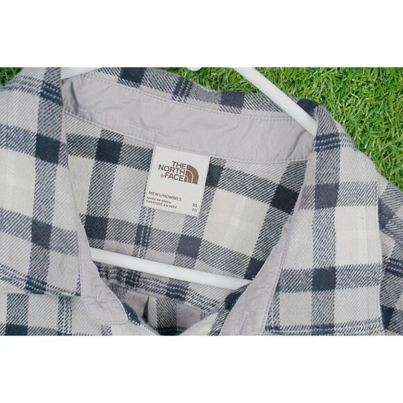 The North Face Flannel Plaid Long Sleeve Shirt - Men's Size XL - Picture 2 of 4